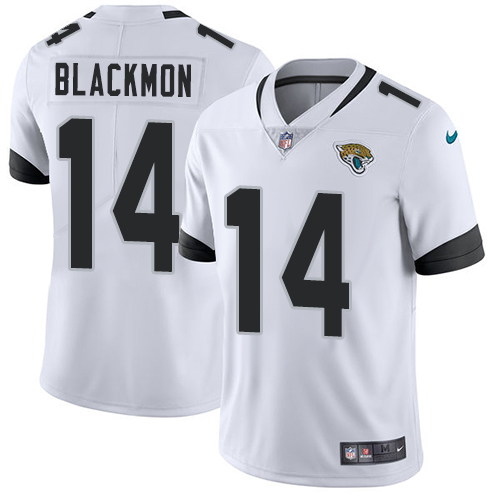 Jacksonville Jaguars #14 Justin Blackmon White Youth Stitched NFL Vapor Untouchable Limited Jersey->youth nfl jersey->Youth Jersey